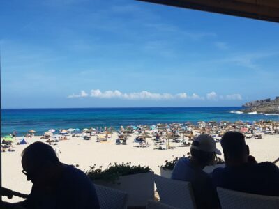 Ausblick Strandbar Cala Mesquida