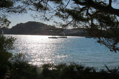 Blick in die Bucht der Cala Agulla