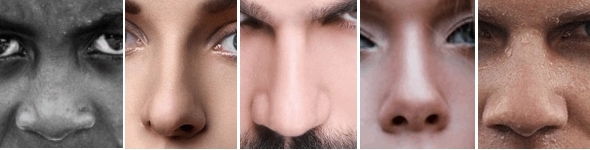 Gesichtlesen Nase Verschiedene Nasen Gesichtlesen