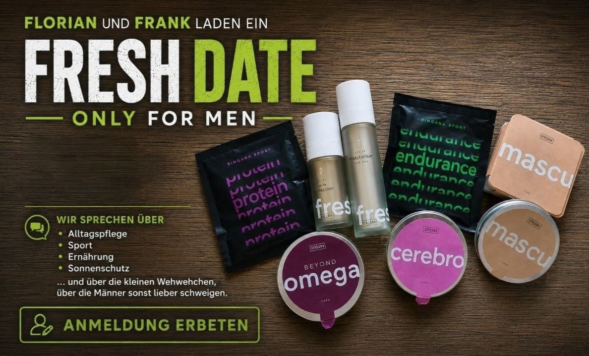 Ringan Männer Fresh-Date vegan natural